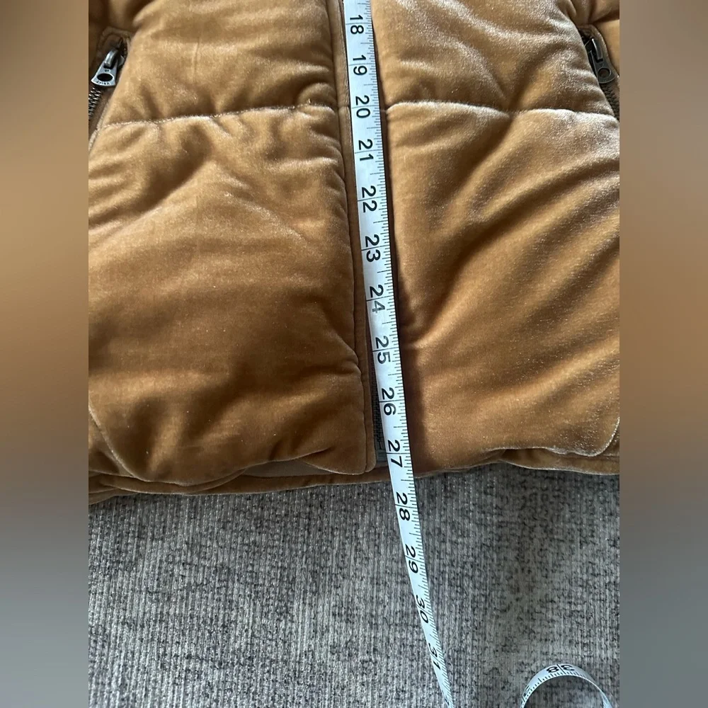 DYLAN Vintage Velvet Puffer Vest Women’s Size Medium - Picture 4 of 12